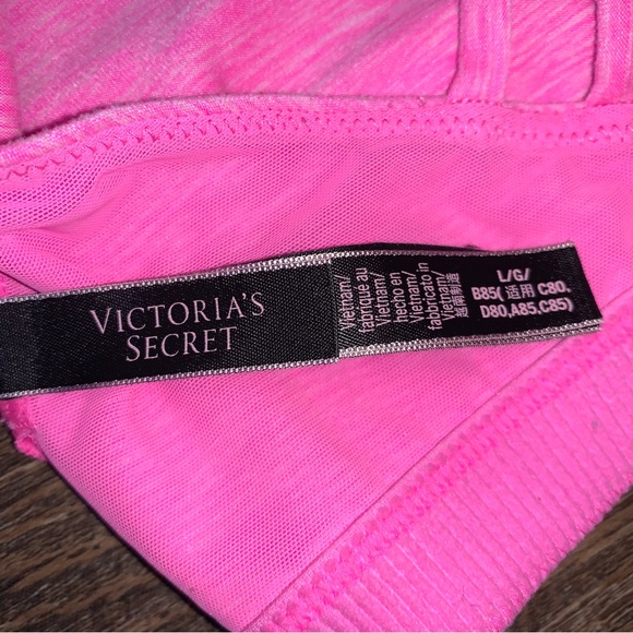 Victoria’s Secret Pink Strappy Bralette Size Large - Picture 4 of 9